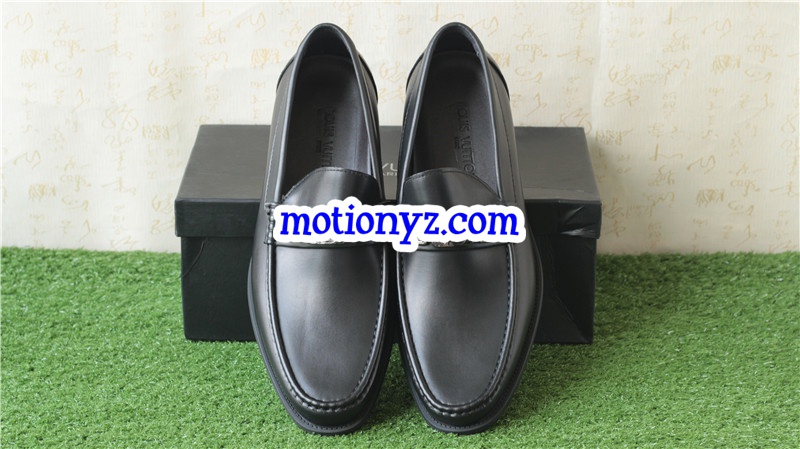 Men Brand Leather Shoes Black